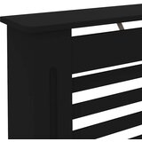  Pokrov za radijator crni 172 x 19 x 81,5 cm MDF | shoptok.hr