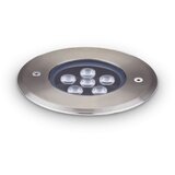 Ideal Lux - LED podno ugradno svetlo FLOOR LED/6W/230V prečnik 12 cm CRI 90 IP67 hrom | Eponuda.com