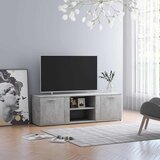 Furnova TV omarica betonsko siva 120x34x37 cm iverna plošča, (21924227) Cene