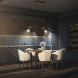 BRILONER 4059045 - Luster na sajli ERA 4xGU10/10W/230V crne boje | Eponuda.com