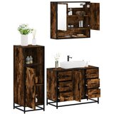  3-dijelni set kupaonskog namještaja boja hrasta drveni | shoptok.hr