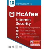 MCAFEE Internet Security 2019 - 1 Year - 10 Devices - Key GLOBAL | Eponuda.com