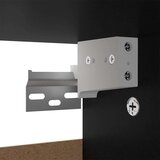 vidaXL ormarić za cipele crni 60 x 35 x 70 cm od iverice | shoptok.hr