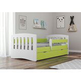 HAPPYKIDS OTROKA POSTELJA EMA 160X80 (VE BARV)-Bela/Zelena | Shoptok.si