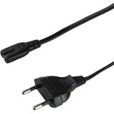 Logilink tok priključni kabel [1x evropski moški konektor - 1x ženski konektor za manjše naprave C7] 1.80 m črna, (20415075) | Shoptok.si