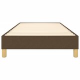  Okvir za krevet s oprugom tamnosmeđi 90 x 190 cm od tkanine | Eponuda.com