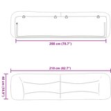  Jastuk za uzglavlje Hvar boja cappuccina 200 cm od umjetne kože | shoptok.hr