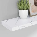  Polica na zidu Zidne 4 pcs Bijeli mramor 80 x 23 5 x 4 cm | shoptok.hr