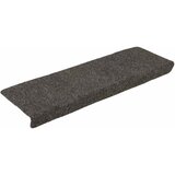  Prostirke za stepenice samoljepljive 15 kom 65x21x4 cm antracit pravokutni rub | shoptok.hr