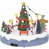 Dekoracija Božićnog Sela Šareni 22 x 21,5 x 17 cm Plastika | Eponuda.ba