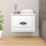  Zidni noćni ormarić bijeli visokog sjaja 41,5 x 36 x 28 cm | shoptok.hr