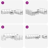  Set vanjskih sofa 9 kom. Prirodna i svjetlosiva | shoptok.hr