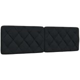 vidaXL Vzglavna stranica črna 160 cm blago Cene
