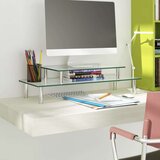  2-nadstropno stojalo za monitor prozorno steklo - Stojalo Za Monitor, (21738516) | Shoptok.si