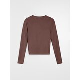 Sinsay Pamučna slim fit majica dugih rukava | shoptok.hr