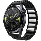 INF premium nerjaveče jeklo pašček za huawei GT3/GT4/Watch 3 pro black, (22064046) | Shoptok.si