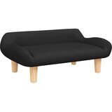 Maison Chic Otroški kavč - Otroški divan - Otroški sedež črn 70x40x24 cm blago, (21729645) | Shoptok.si