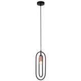 Rabalux Visilica Rovier, 1xE27, 40W, H150cm, Crna