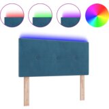  LED Headboard Gumbasto oblazinjen Temno modra 80 cm Žamet, (22051758) | Shoptok.si
