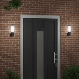  Vanjska zidna lampa 2 pcs Crna 12 x 8,5 x 29 cm | shoptok.hr