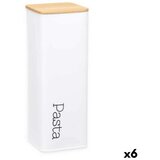 Metalna Kutija Pasta Bijela Metal 8 x 26 5 x 8 cm (6 kom.) | shoptok.hr