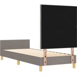  Krevetna konstrukcija Sivo-smeđa 80 x 200 cm tkanina | shoptok.hr