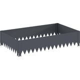  Ograda oko Travnjaka 4 kom. 100 x 60 x 20 cm Čelik Antracit | shoptok.hr