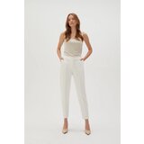 Marisse Women's Trousers L-Sp-4605 Off White | Shoptok.si