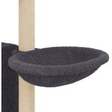  Penjalica za mačke sa stupovima za grebanje tamnosiva 131 cm | shoptok.hr