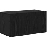  Set TV komoda s ladicama 4 pcs Crni hrast Konstruirano drvo | shoptok.hr