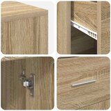 Kutni stol s ladicama Sonoma hrast 102 x 88 x 75 cm | shoptok.hr