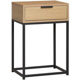 MID.YOU NOČNA OMARICA, črna, barve hrasta | Shoptok.si