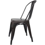 MID.YOU Stol Vantaggio Comfort Outdoor, Črna, Zlata | Shoptok.si