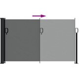  Uvlačna bočna tenda antracit boje 120x500 cm | shoptok.hr
