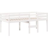  Visoki krevet s krovom bijeli 90 x 200 cm od masivne borovine | Eponuda.ba