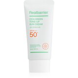 Real Barrier Cica Green Tone-Up Sun Cream intenzivna pomirjajoča in zaščitna krema SPF 50+ 50 ml | Shoptok.si