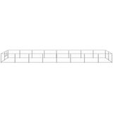 vidaXL kavez za pse srebrni 16 m² čelični | shoptok.hr
