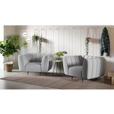 Ghado Svetlo siv fotelj Shel – | Shoptok.si