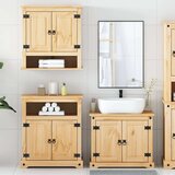vidaXL Komplet kopalniškega pohištva 3-delni Corona trdna borovina | Shoptok.si