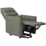 Modern Living tv-fotelj bishop, zelena, videz usnja, relax funkcija | Shoptok.si