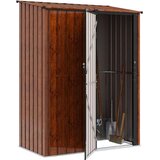  Vrtne šupe Smeđa 153 5 x 86 x 200 cm Metal | shoptok.hr