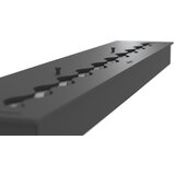  InFire - Ugrađeni bio kamin 7,5 x 100 cm, 6 kW, crni | Eponuda.com