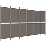  Paravan 6-delni antraciten 300x180 cm blago, (5000156064) | Shoptok.si