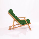 Floriane Garden Zelena/u prirodnoj boji vrtna ležaljka od masivnog drveta – | shoptok.hr