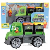 Lena Lena: Truxx smetarski tovornjak za ločeno zbiranje odpadkov, s figurico - 28 cm | Shoptok.si
