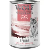 Wolf of Wilderness Senior 6 x 400 g - "Red Meat" Scarlet Sunrise