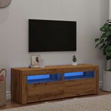 vidaXL TV ormarić LED boja hrasta 120x35x40 cm konstruirano drvo | shoptok.hr