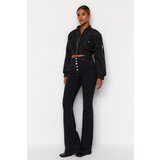 Trendyol Flare Jeans Crne farmerke krema | ePonuda.com