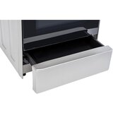 EXQUISIT Izvrsten elektricni štedilnik z ECM 8-4 BZ Inox 50 cm, steklokeramicnim poljem | Shoptok.si