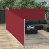 Tenda Zložljiva stranska tenda rdeča 120x1000 cm | Shoptok.si